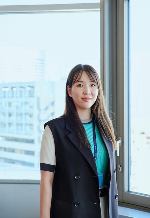 採用担当の写真