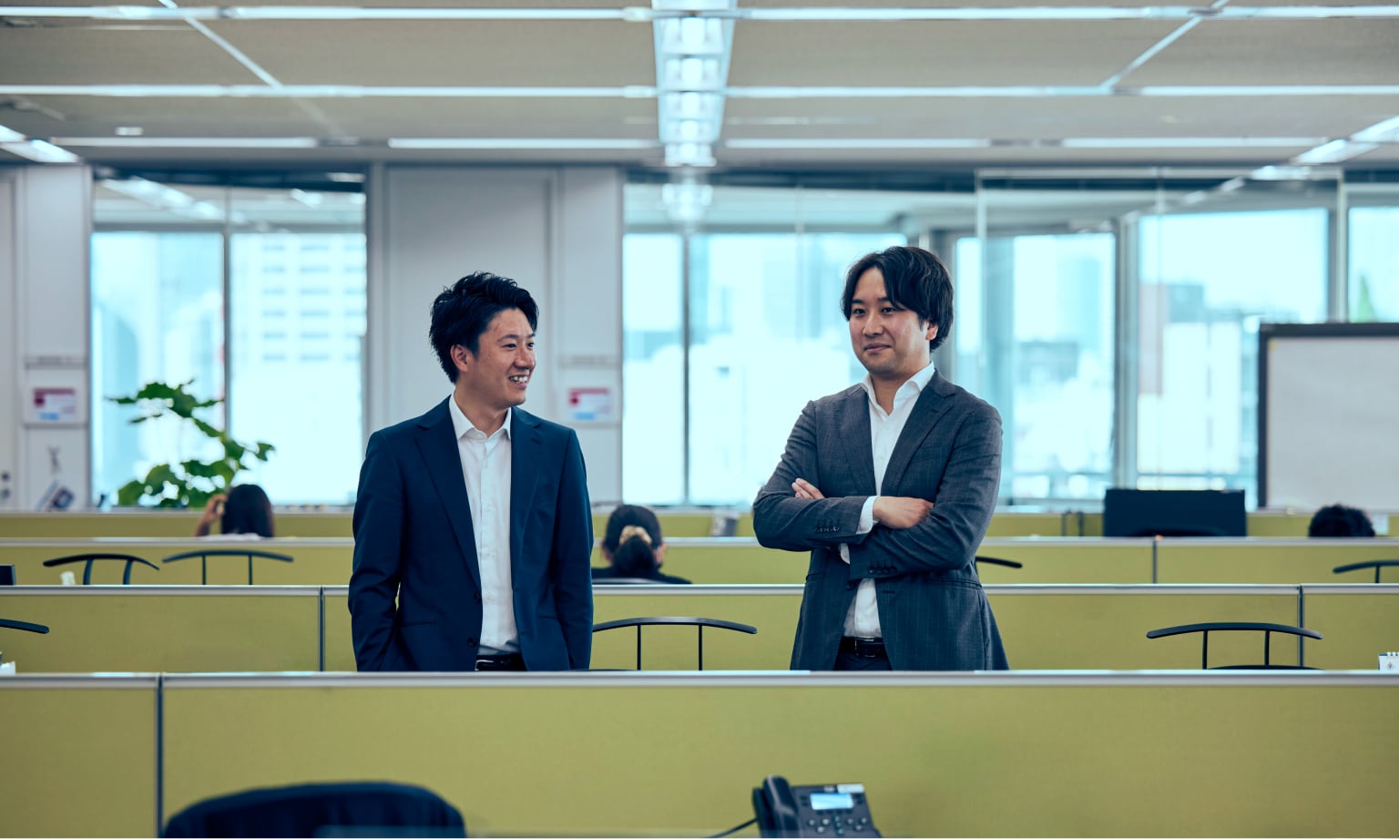 COMTECの魅力 キャリアプランエリアのイメージ背景画像