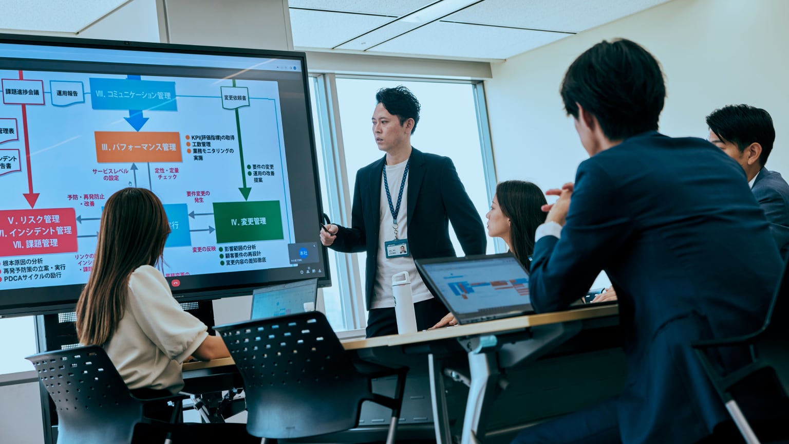 COMTECの仕事 コムテックのビジネスモデルエリアのイメージ背景画像